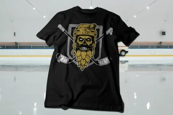 Beer Zombies hockey t-shirt